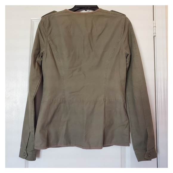 Military Green Slim Fit Jacket (Fits like a medium) - Picture 3 of 8